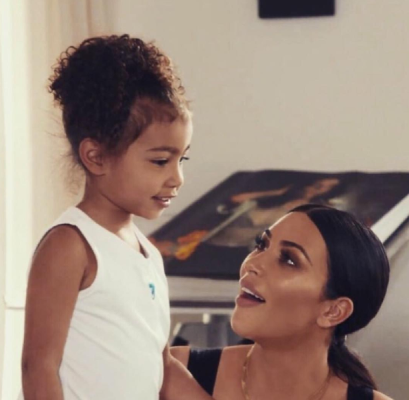 North West, Kim Kardashian