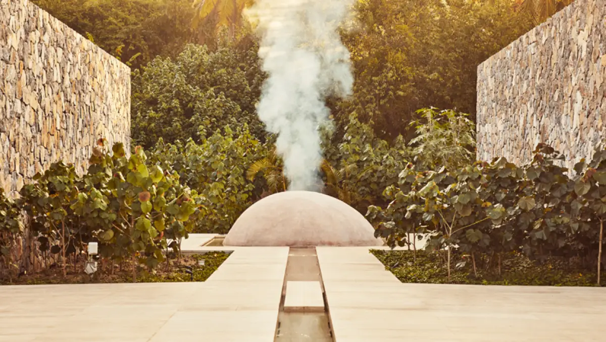 foto del temazcal en Four Seasons Resort Tamarindo