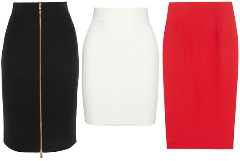 Estas pencil skirt de Alexander McQueen te sacarán de cualquier apuro.