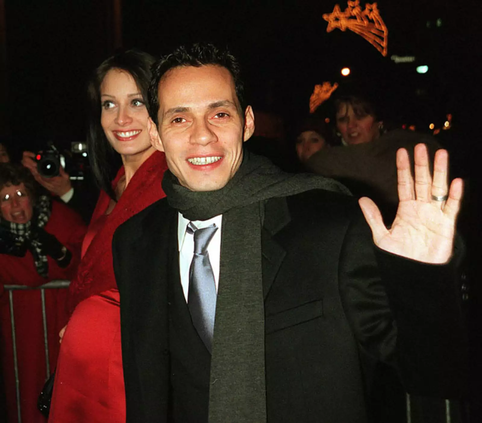Marc Anthony con su entonces esposa Dayanara Torres.
