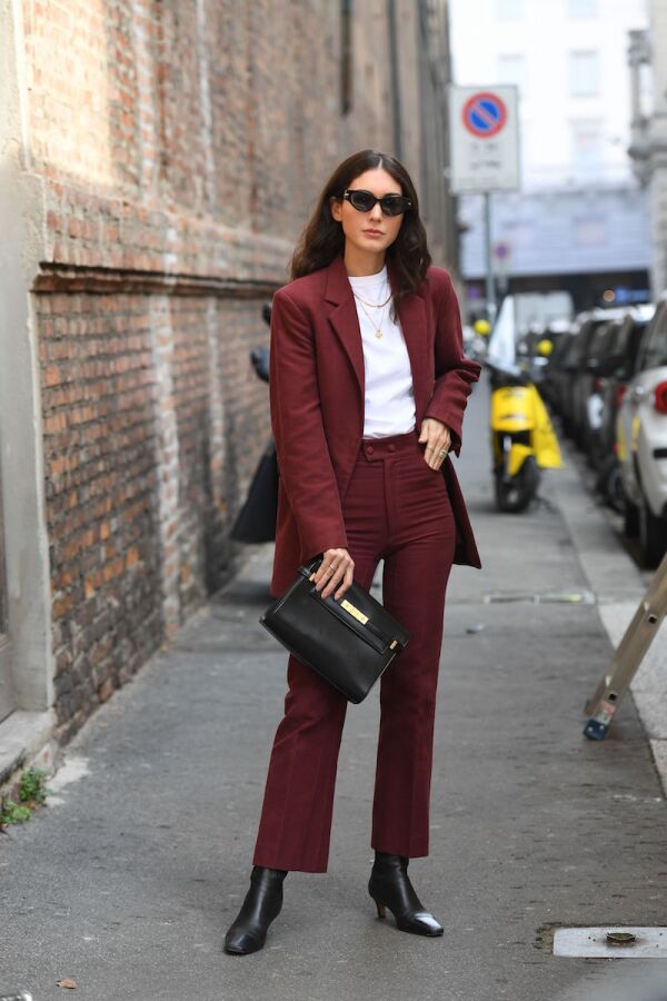 Street Style, Fall Winter 2020, Milan Fashion Week, Italy - 21 Feb 2020