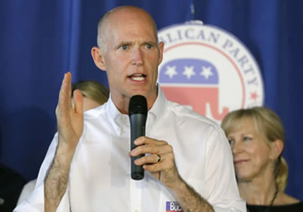 El gobernador Rick Scott informó sobre la cancelación a al secretario del Transporte Ray LaHood. (Foto: AP)