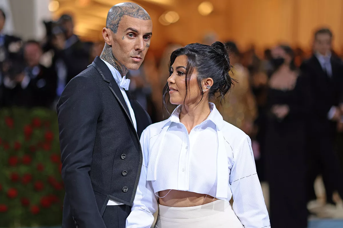 Travis Barker y Kourtney Kardashian