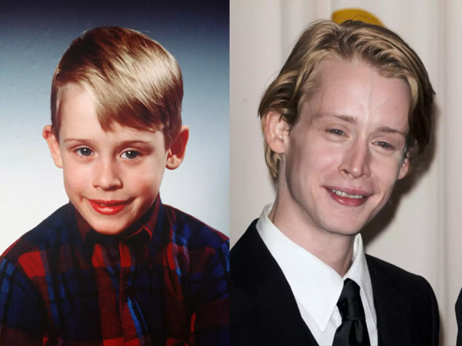 ¿Quién no recuerda al `Pobre angelito´? Macaulay Culkin dejó de ser el tierno niño que sus padres dejaron sólo en casa en la víspera de Navidad. Actualmente se recupera de sus problemas de drogadicción.