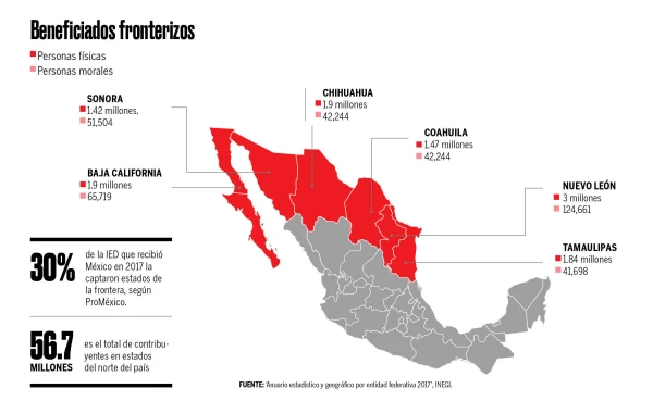 Mapa frontera