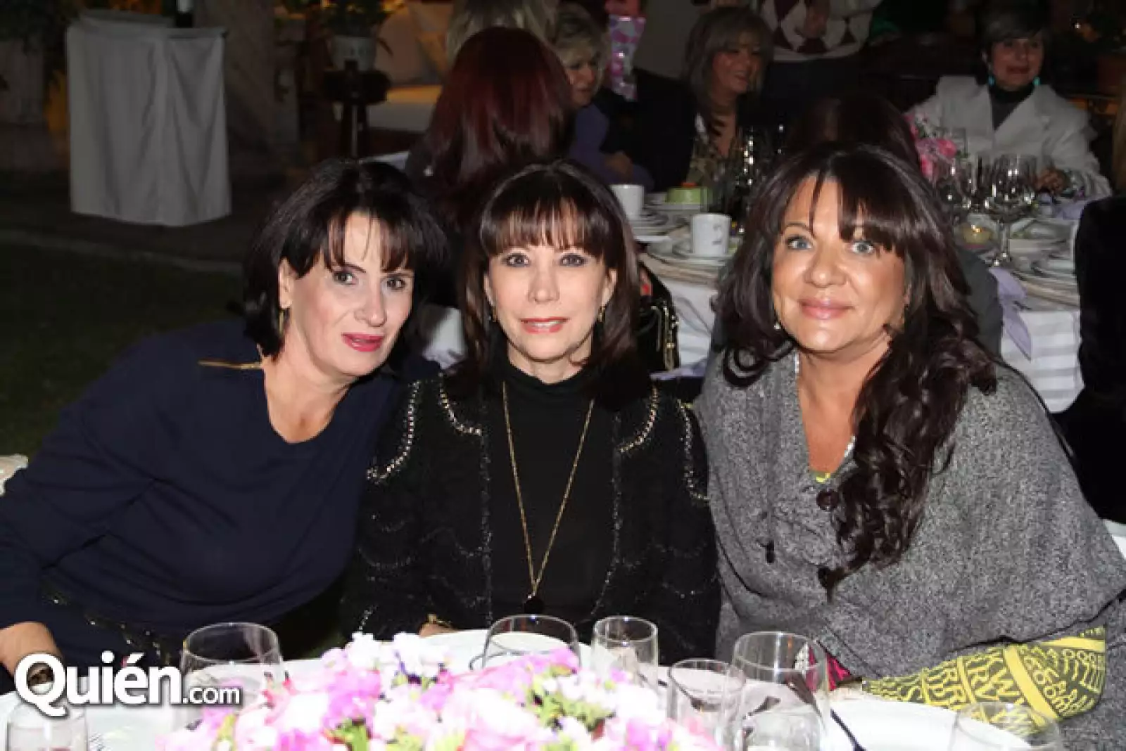 Ana Laura Fernández, María Elena de la Torre y Gladys Peniche