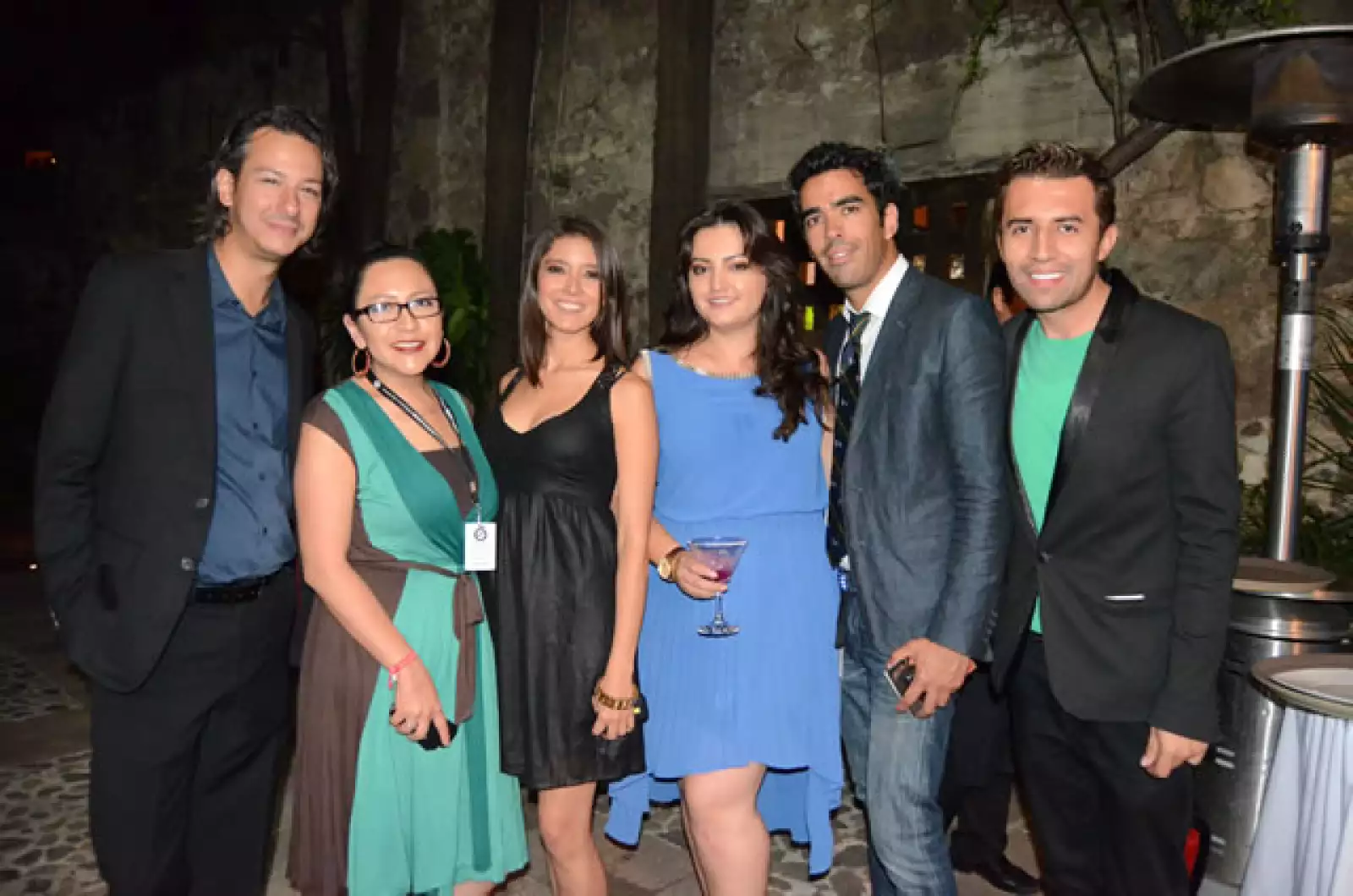 Daniel Kendall, Corina Rojas, Bambina García, Nancy Hoch, Julio Mackissack y Rodolfo Mercado, comité organizador del GIFF.