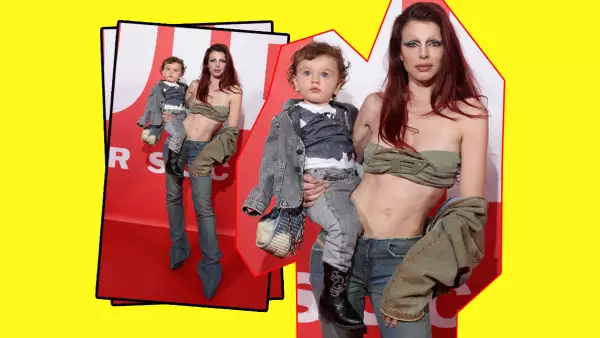 julia fox hijo botas vaqueras