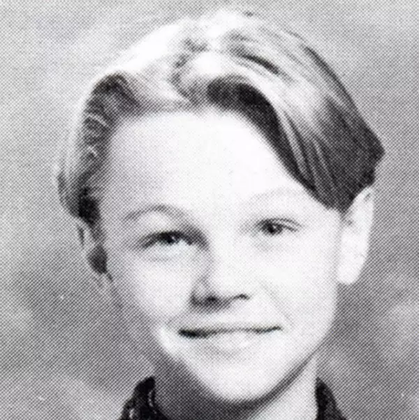 Leonardo DiCaprio ya era un pequeño galán desde que iba a la escuela.