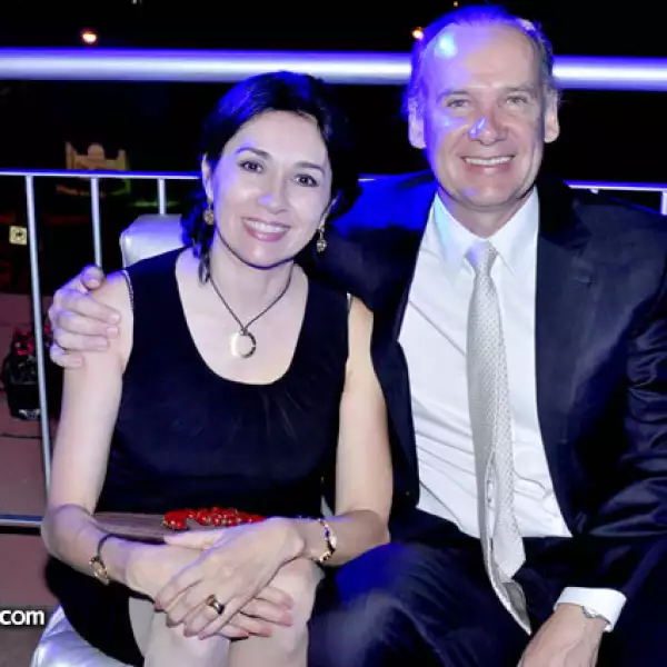 Marleny Ayala de Santos y Eduardo Santos