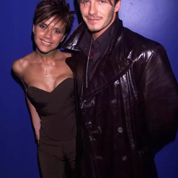Victoria and David Beckham at the Withnail and I charity premiere