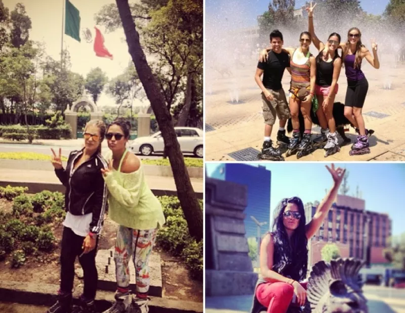 Nunzia y Alessandra acostumbran visitar los sitios históricos de la ciudad sobre ruedas los fines de semana. Nos contaron qué otras cosas disfrutan hacer en su país.