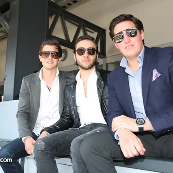Andrés Lara, Guillermo Junquera y Mauricio Junquera