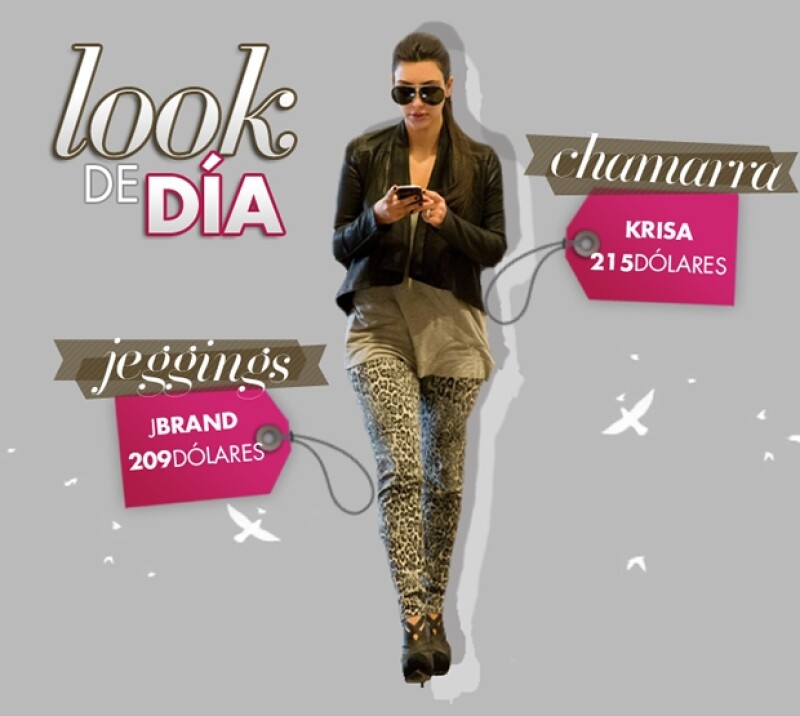 A Kim le encanta el animal print.