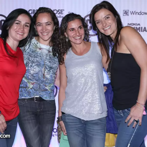 Lourdes Gamboa y Maru Garza,Miriam Neme y Carol Hanono