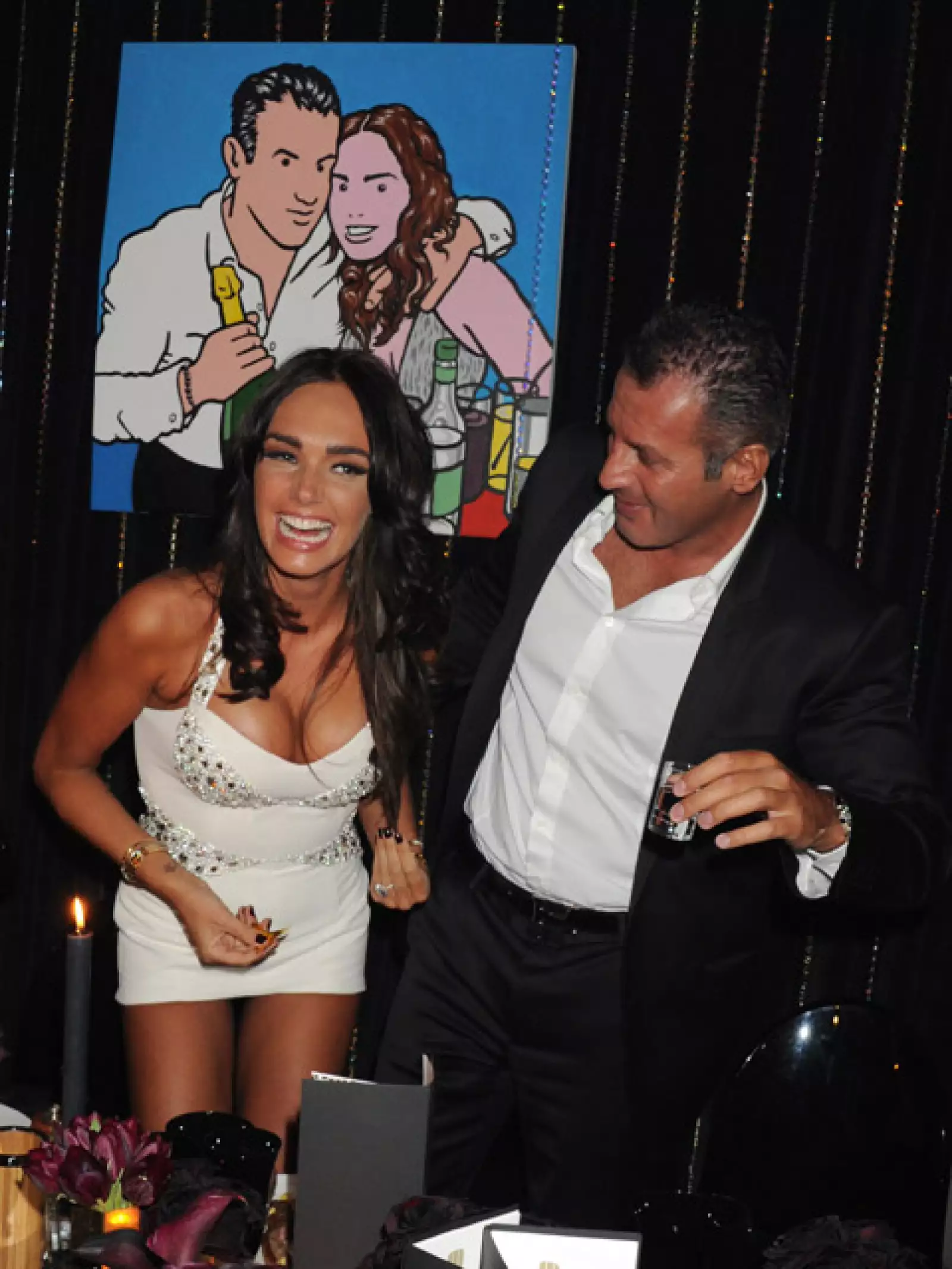 Tamara fue el elma de la fiesta de su novio, ocurrida en enero pasado en Londres.