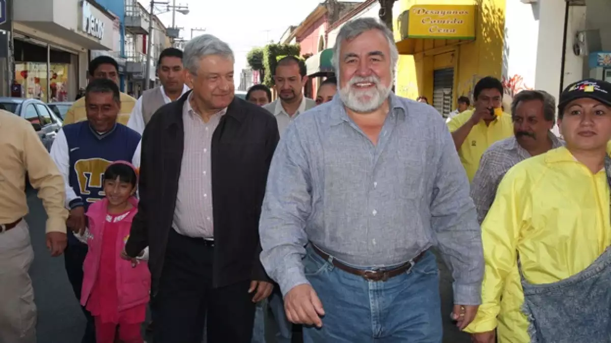 Alejandro Encinas con AMLO