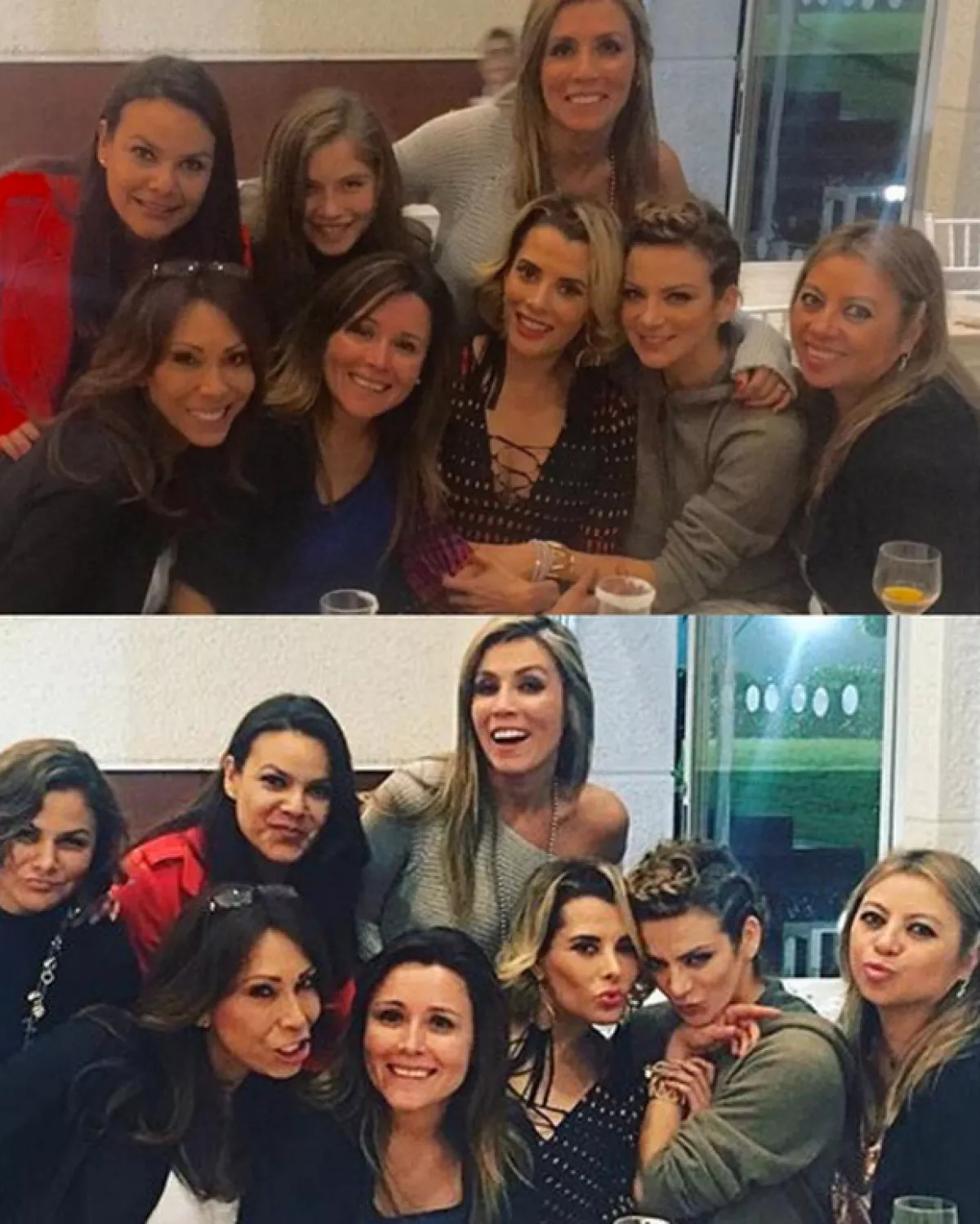 En esta importante fecha, Silvia estuvo acompañada por sus mejores amigas.