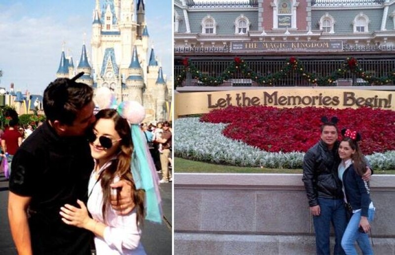 Disney se ha convertido en uno de los románticos escenarios de esta historia de amor.