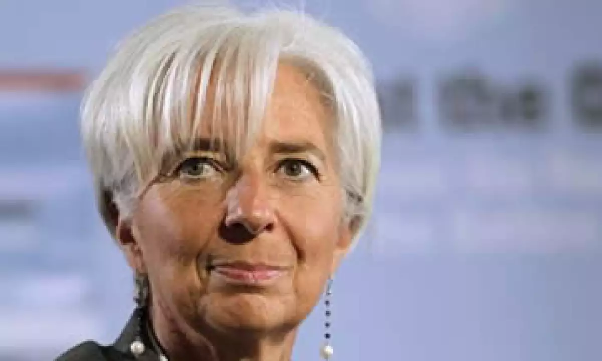 Christine Lagarde dijo que el plan de la eurozona era consistente con la estimación del FMI. (Foto: AP)