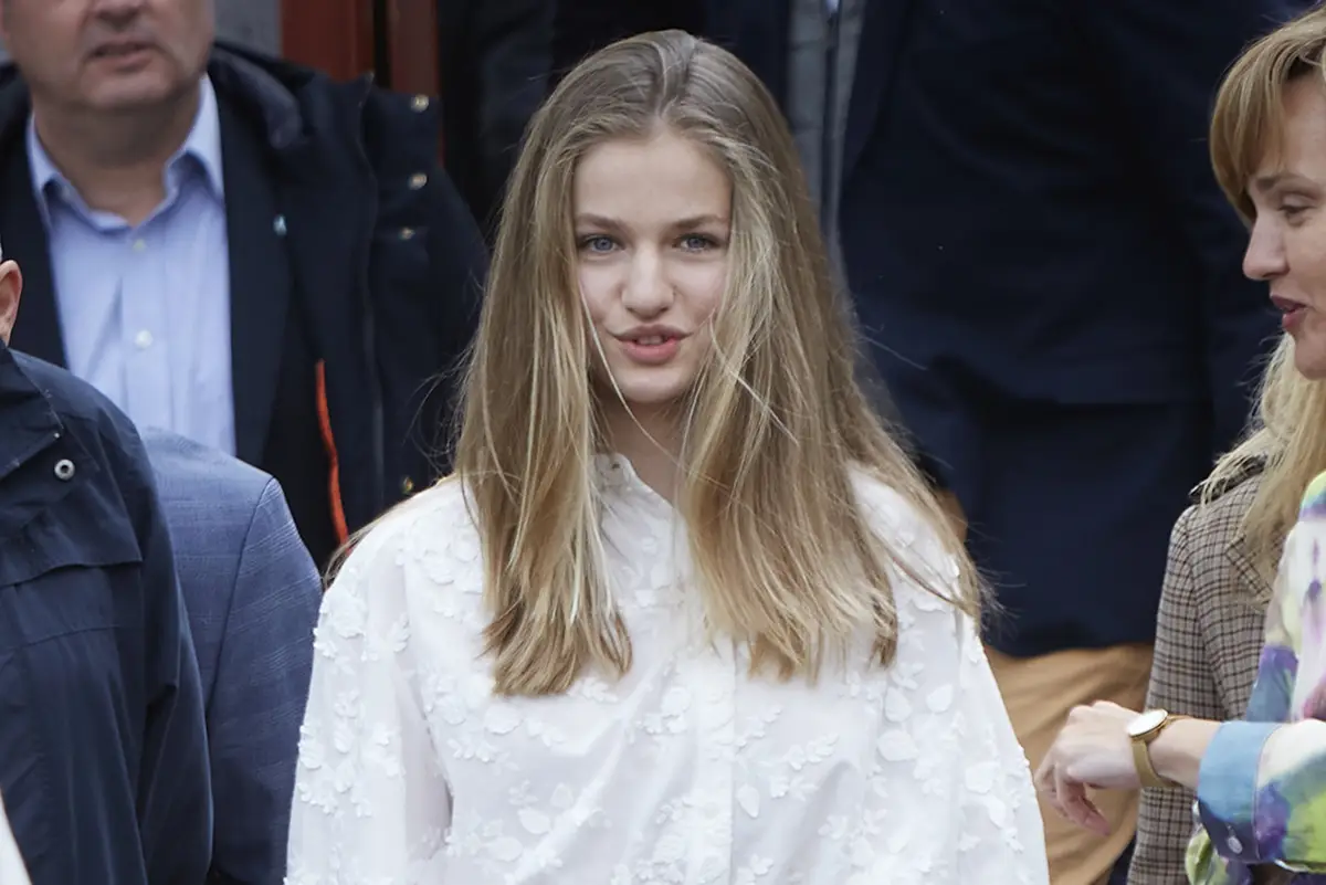 Princess Leonor Attends A Conference On Youth And Cybersecurity In Madrid