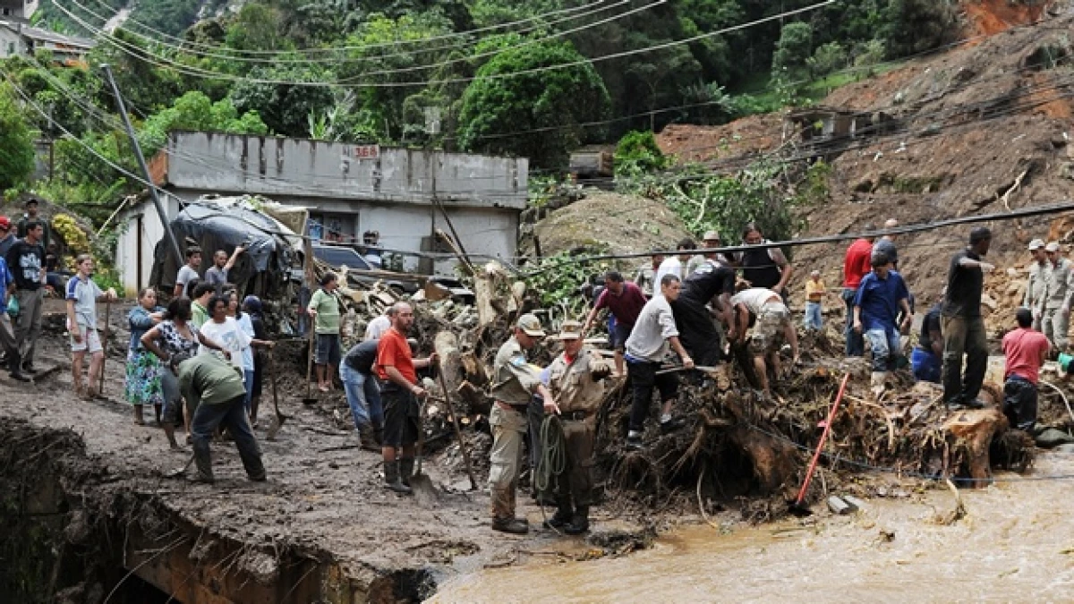Deslizamiento Teresopolis