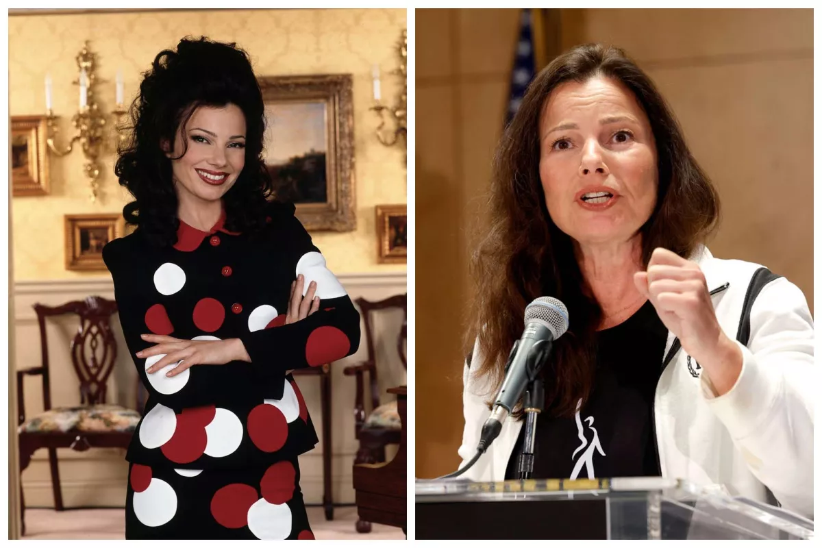 Fran Drescher, actriz y presidente del sindicato de actores de Hollywood. 