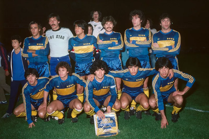 Diego Armando Maradona con Boca Juniors