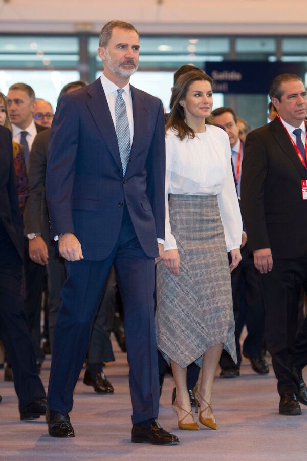 Spanish Royals Visits Museum Of Natural Sciences
