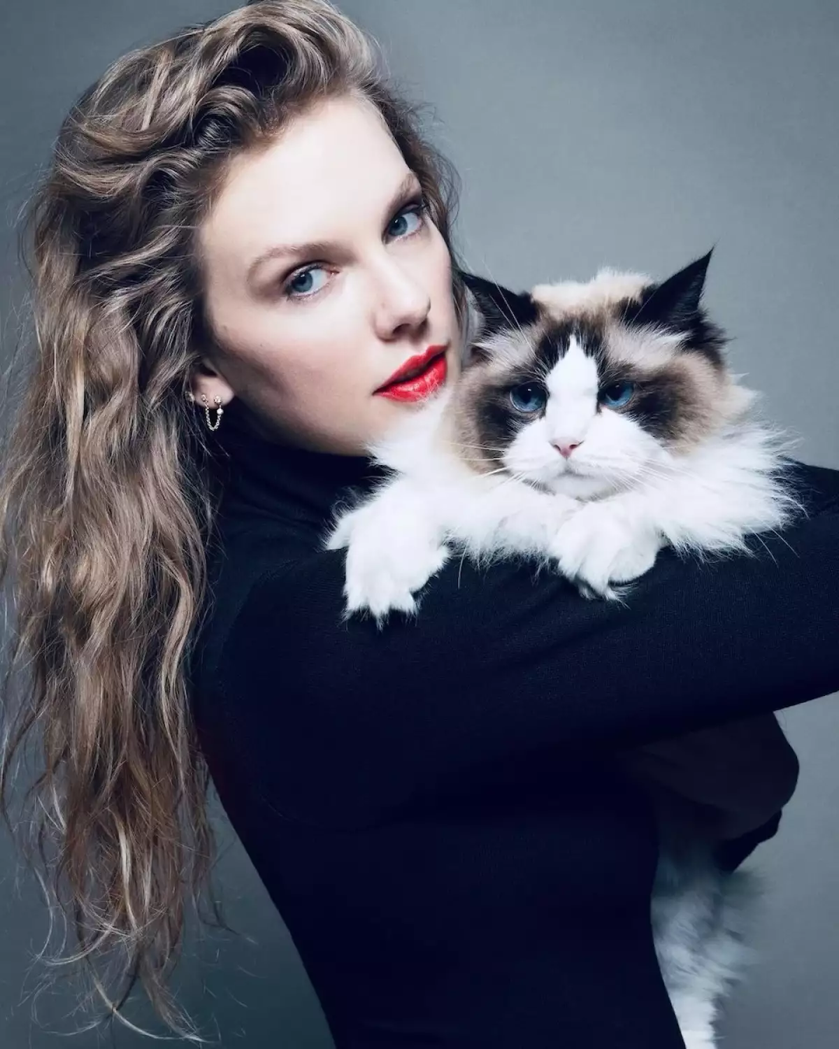 Taylor Swift y su gato