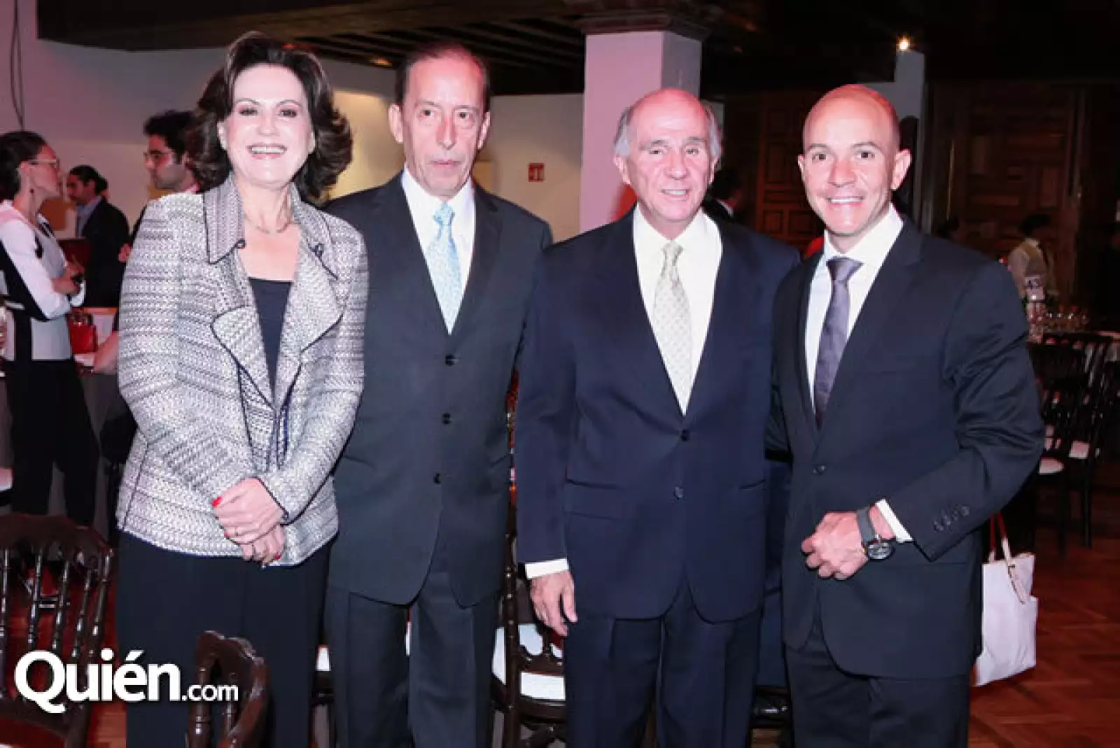 Aimée y Carlos Balsa, Francisco Mijares y Manuel Ablanedo