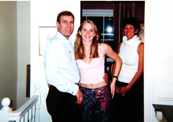 Prince Andrew and Virginia Roberts - 2001
