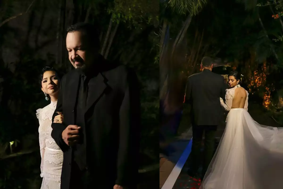 Angela Aguilar vestido novia
