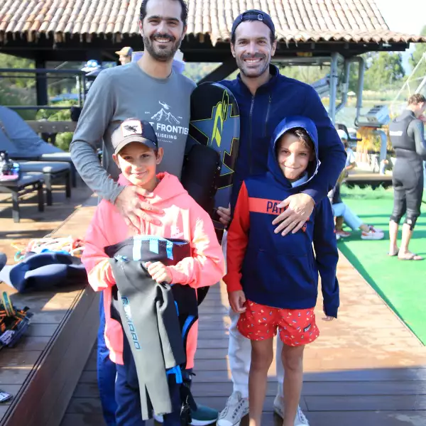 Javier Miguel, Javier Miguel jr, Carlos y Diego Seoane  