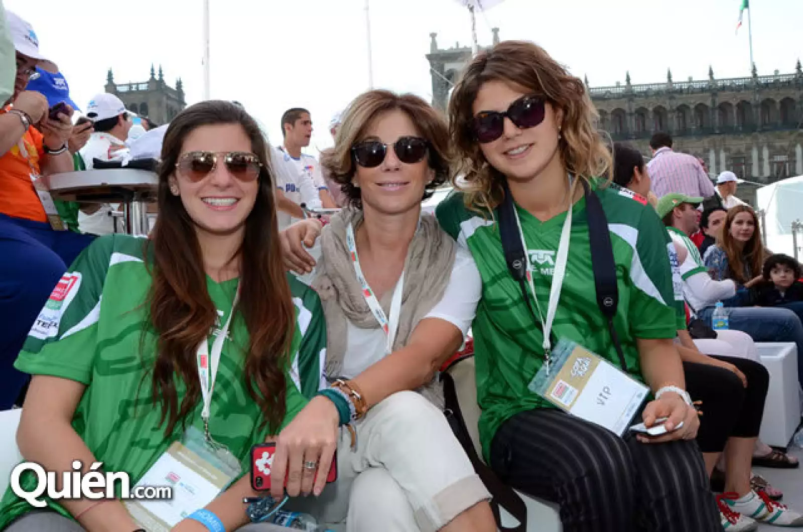 Paola González con Angelines y Andrea Aboumrad