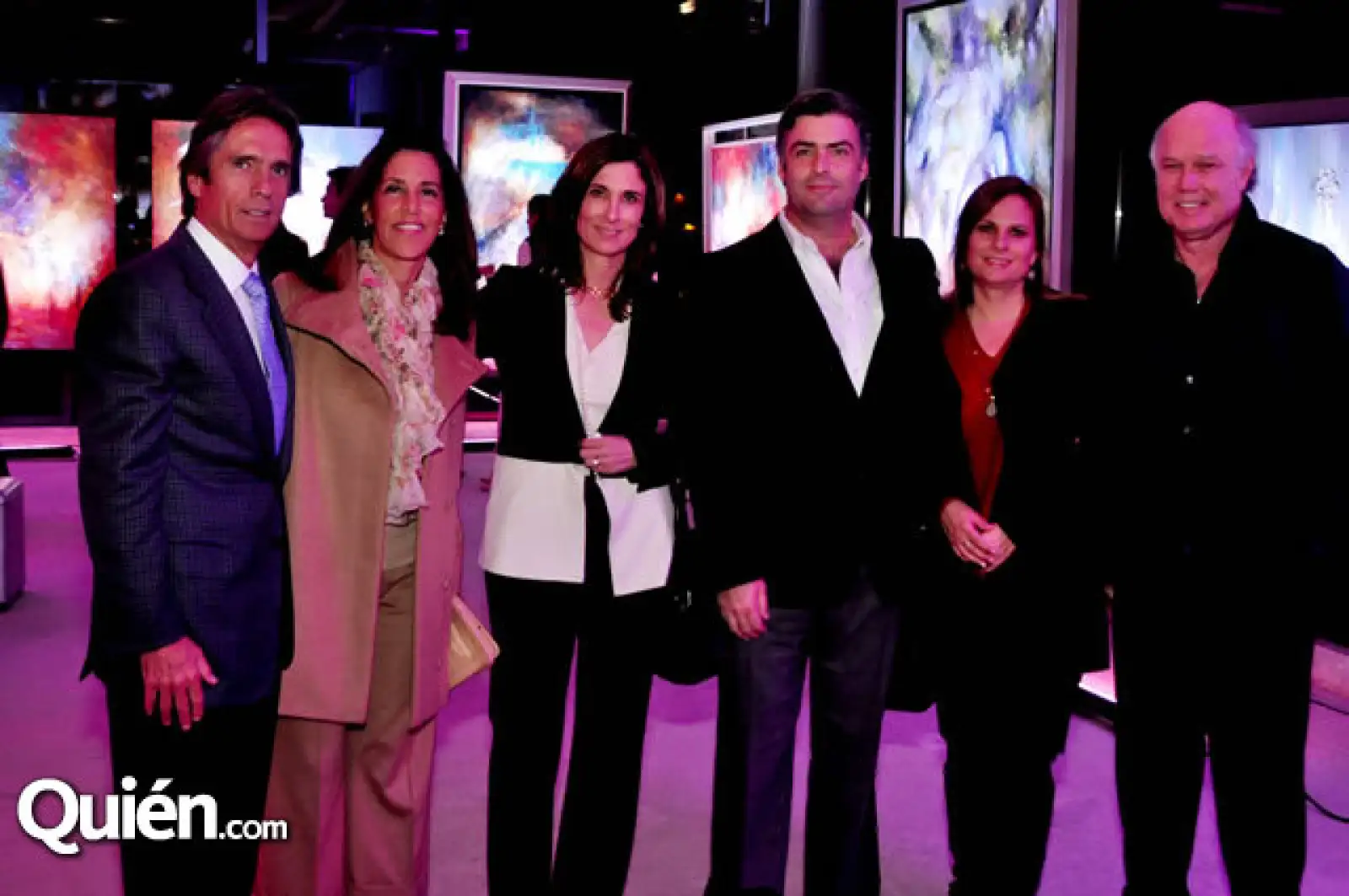 Luis Durán, Cristy Ancira de Durán, Patricia Durán, Patricio Garza, Mariquel Zambrano de Garza y Javier Garza