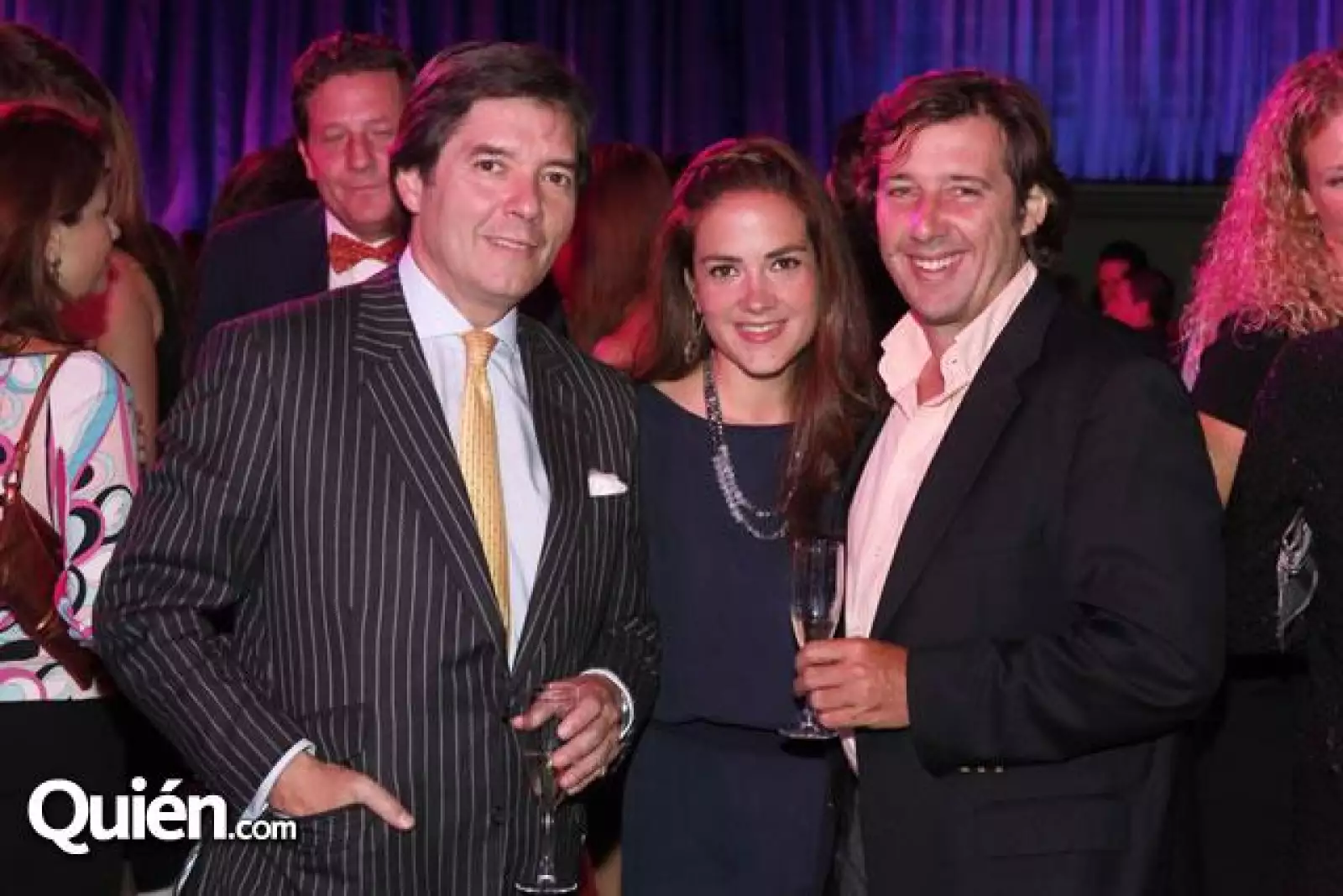 Hugo Villalobos,Denisse y Miguel Gómez de Parada