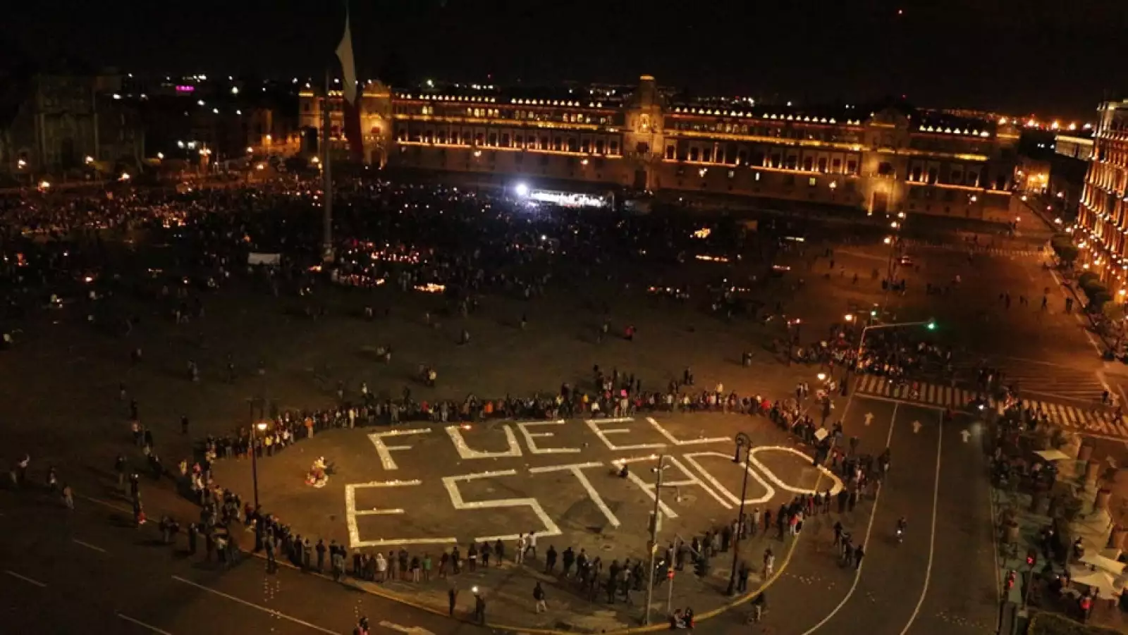 'Fue el Estado', acusaron los manifestantes por la desaparición de los 43 normalistas de Ayotzinapa