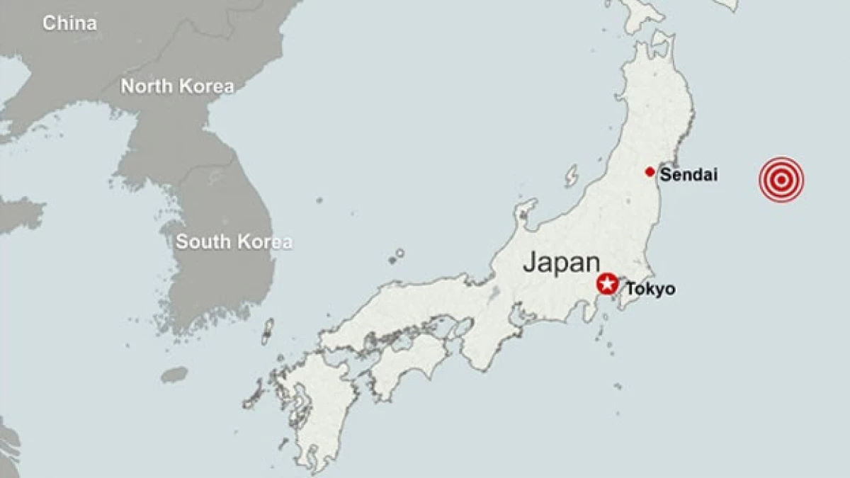 Japón - mapa - sismo 9 jul