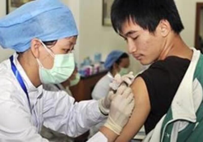 El Gobierno chino busca que el 5% de la población esté vacunada contra el H1N1. (Foto: Reuters)