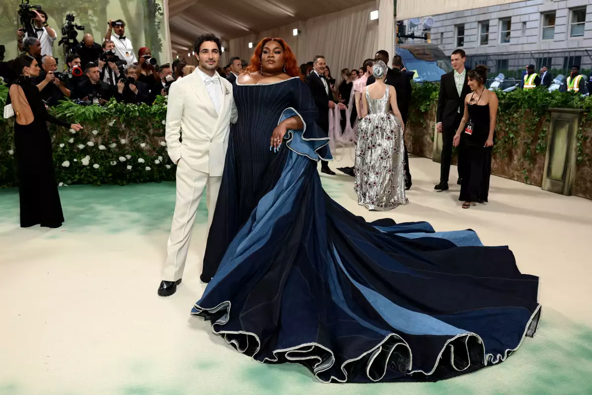 Zac Posen y Da'Vine Joy Randolph en la Met Gala 2024