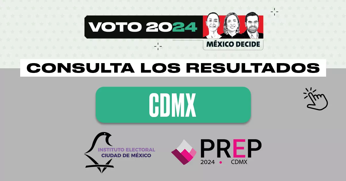 PREP CDMX: así va el conteo rápido para jefe de gobierno
