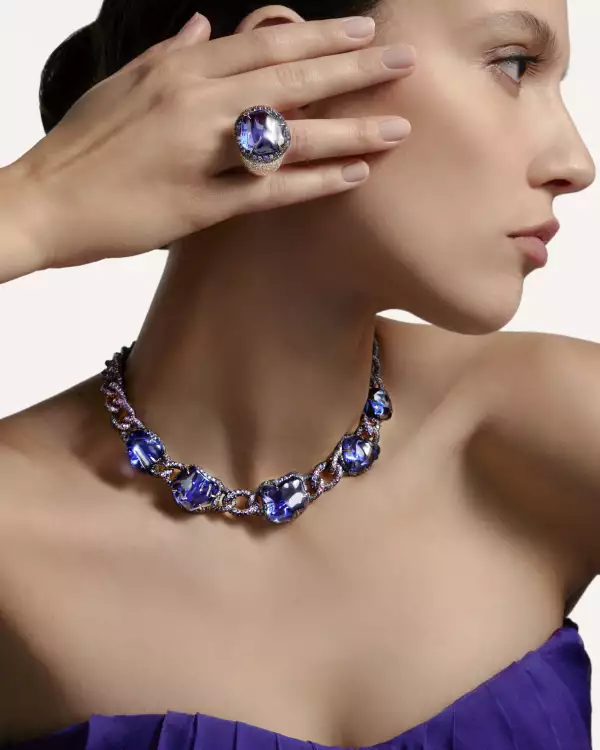 2024 POMELLATO HIGH JEWELRY COLLECTION_IL GRANDE BLU NECKLACE and RING.jpg