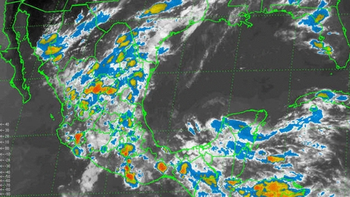 La mayor parte de la República Mexicana tendrá lluvias y tormentas eléctricas para empezar el fin de semana
