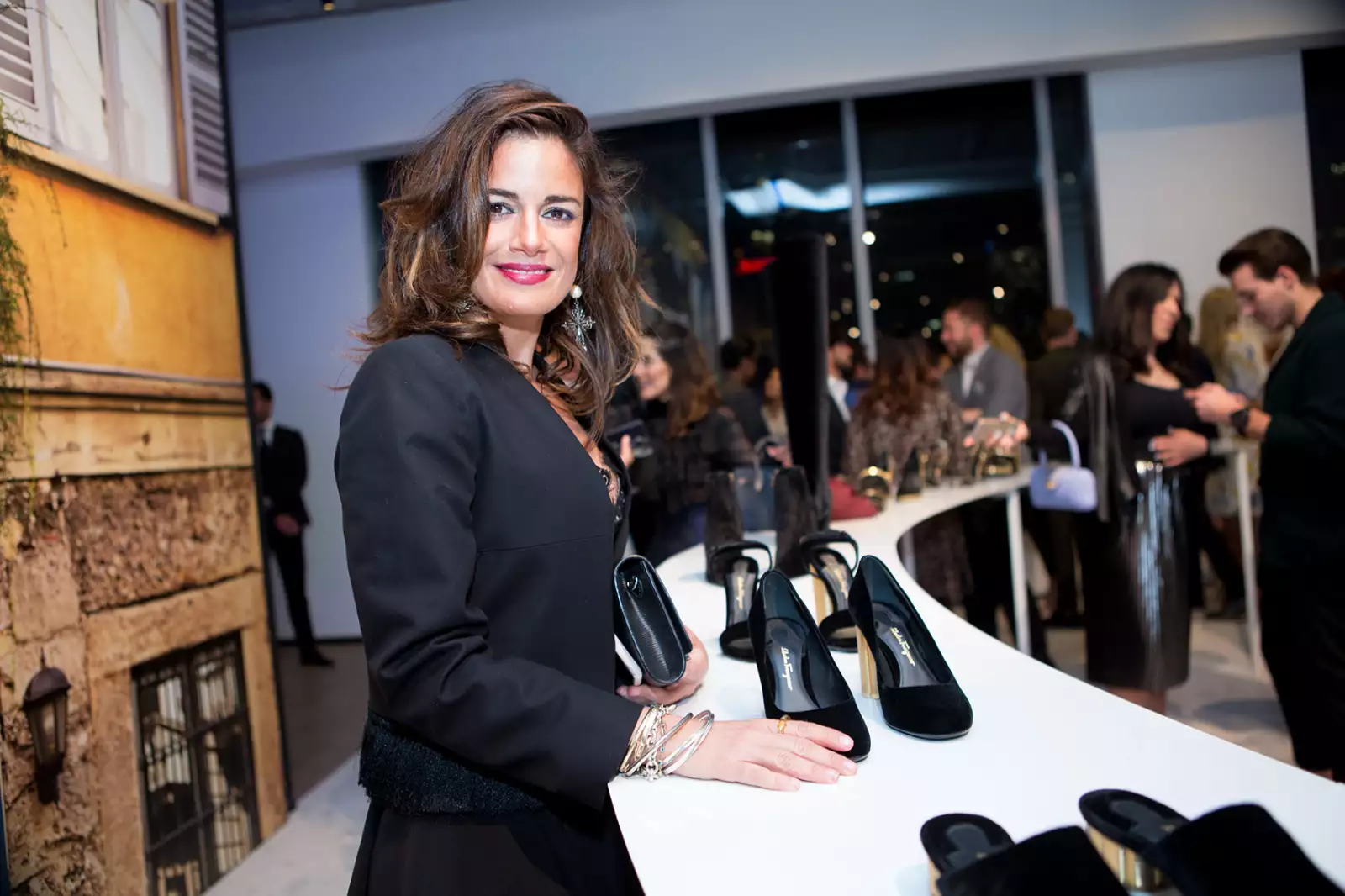 Presentación de la nueva colección de zapatos Ferragamo