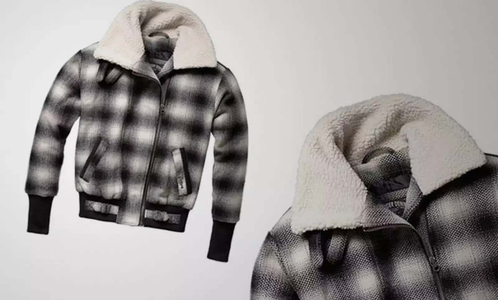 El diseñador estadounidense apuesta por la mezclilla en sus distintas variantes. En este caso es una chamarra con algodón en su interior.