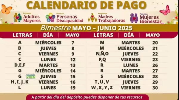 calendario-pagos-pension-bienestar-mayo-2025
