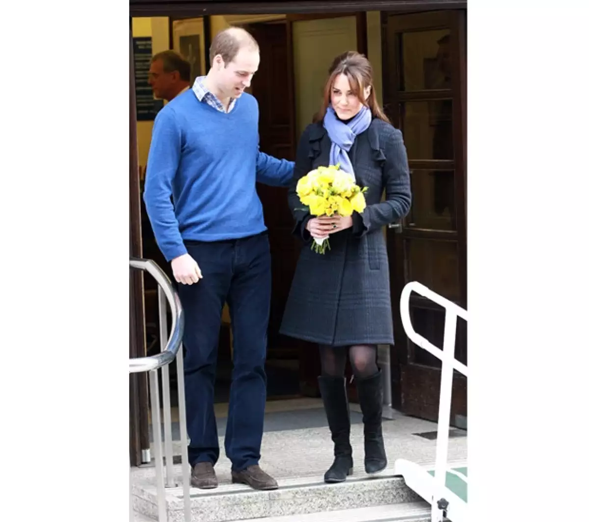El día que Kate abandonó el hospital, luego de que la noticia de su embarazo se hiciera oficial por el palacio de St. James.