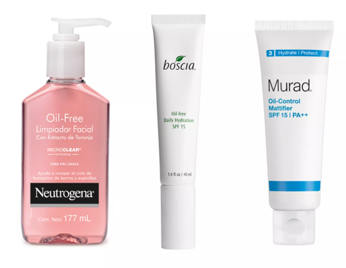 Para piel grasa, recomendamos estos productos.