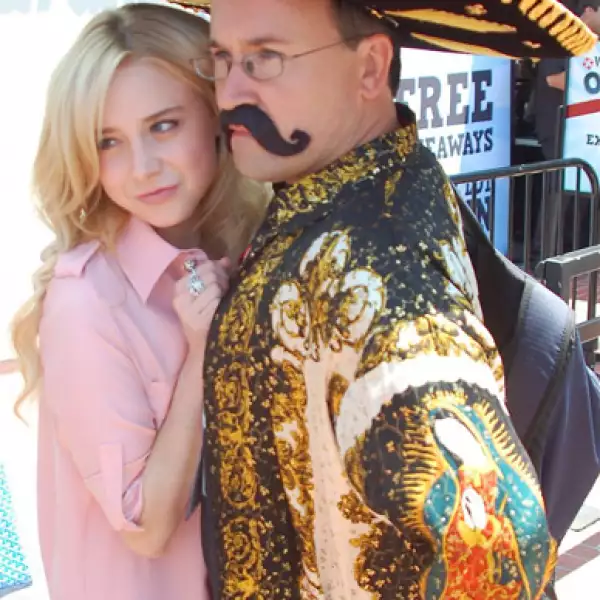 Alesandra Torresani fue captada a su salida de Comic Con.